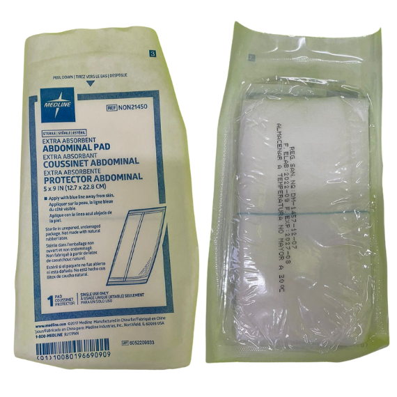 Apósito de Gasa para Heridas 5x9