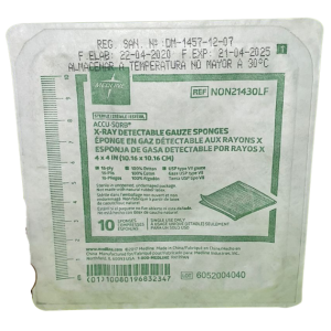 Gasa X-Ray 4”x 4” - 16 PLIEGUES