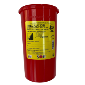 Recolector de cortopunzante de 3 litros
