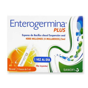 Enterogermina plus 4 billones 5ml x 5 amp