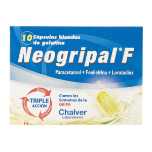 Neogripal-f cap- blanx500/10/5mg