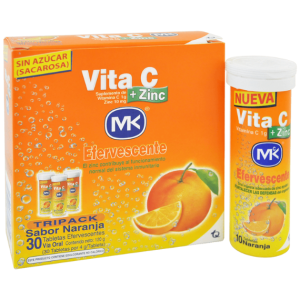 Vitamina C+ ZINC tab-efe 4.5g. tubo x10