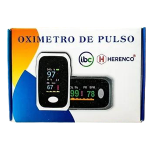 Oxímetro de pulso adulto pediátrico herenco