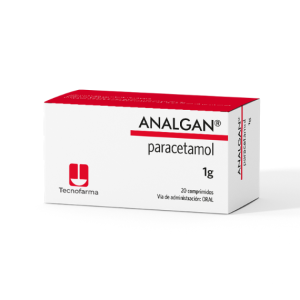 Analgan 1gr en caja de 20 comprimidos