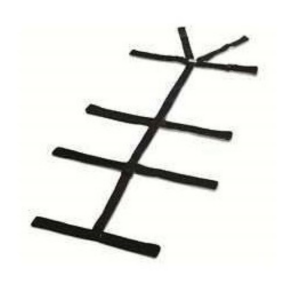 Araña Monocolor con Cintas Reflectivas