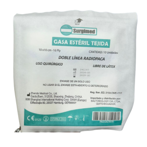 Gasa Estéril Tejida Surgimed