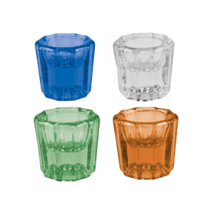 Vaso Dappen de vidrio en colores variados