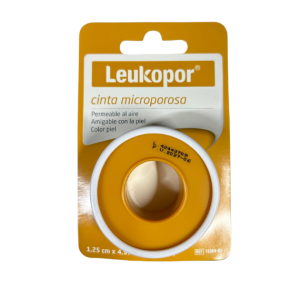 Esparadrapo Poroso Leukopor Piel 1/2 Pulgada x 5 yardas