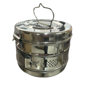 Tambor de Gasa Acero Inoxidable 3100ml