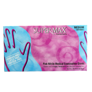 Guante de Nitrilo Rosado Caja x 100 Dif. Presentaciones
