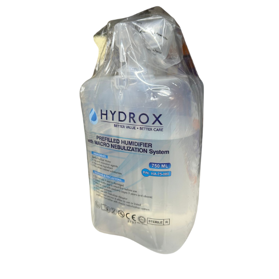 Humidificador con Solución Estéril Hydrox