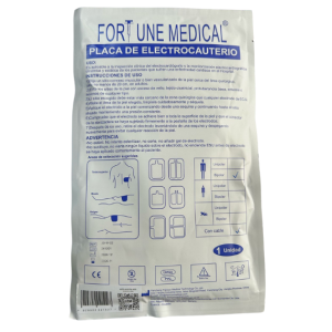 Placa para Electrocauterio Bipolar con Cable