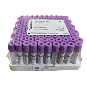 Tubo Tapa Lila de Plástico EDTA K2 4ml