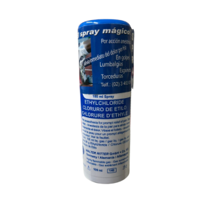 Cloruro de Etilo en Spray – Aplicación Técnica Tópica – Uso Institucional