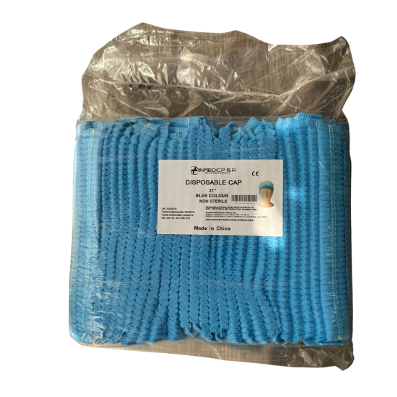 Gorro Tipo Acordeón Paquete de 100 Kinmed