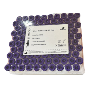 Tubo Tapa Lila 1ml Minicollect Paquete x 100