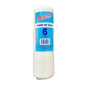 Venda de Gasa 6 Pulg x 9 Metros Unidad