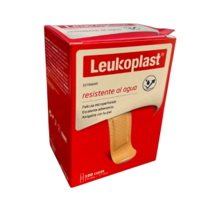 Curitas Color Piel Resistentes al Agua Caja x 100 Leukoplast