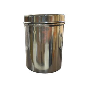 Porta Algodonero Acero Inoxidable 15 x16 cm