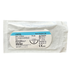 Seda Negra Trenzada 75 cm Unisil