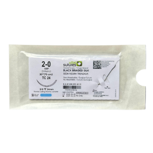 Seda Negra Trenzada Vital Sutures