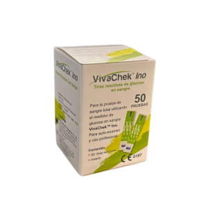 Tiras Reactivas VivaChek Ino Caja x 50
