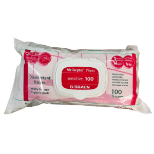 Toalla Desinfectante de Superficies de Equipo Biomédico Meliseptol x 100