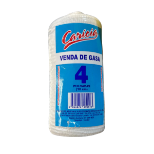Venda de Gasa 4 pulgadas x 9 metros Caricia
