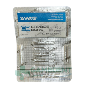 Fresa Carburo Tugsteno Fg-2 Redonda Pequena Ss White