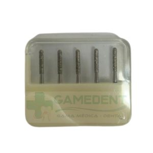 Fresa Diamante Cilindro Fino 2143 Redonda Toboom