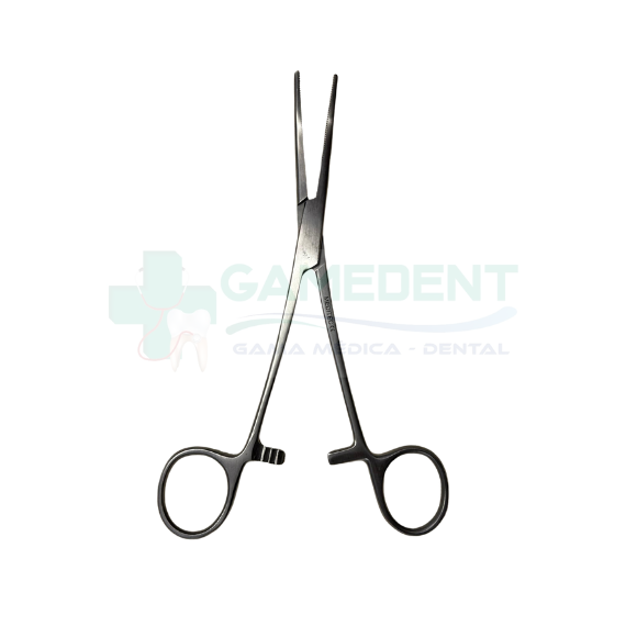 Pinza Kelly Curva 16 cm Acero Inoxidable