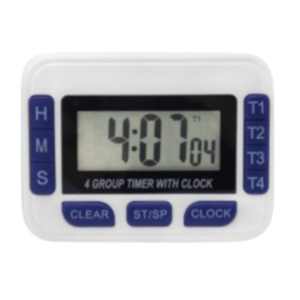 Reloj Digital 4 Tiempos de Laboratorio